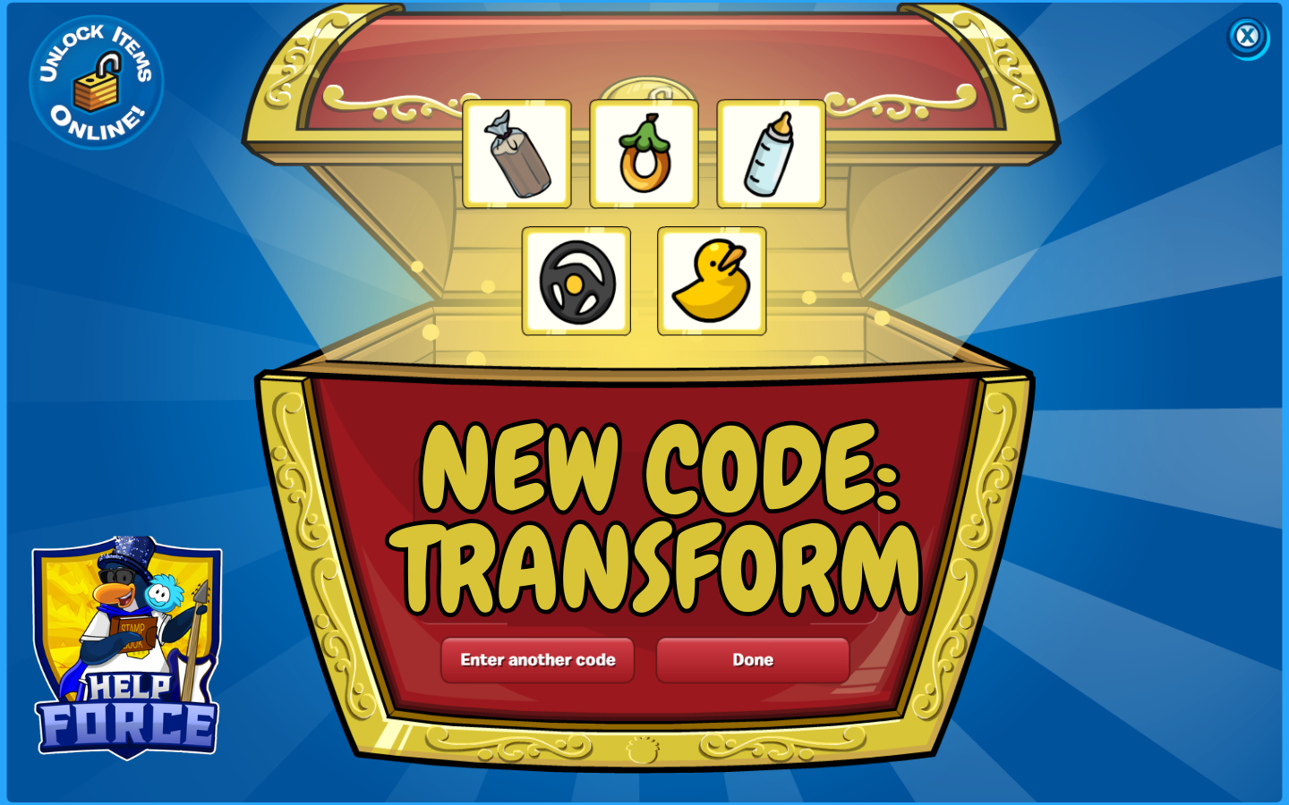 CP Journey TRANSFORM code rewards