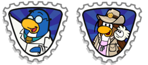 Gary and PH mascot stamps