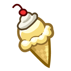 Banana Split Ice Cream Pin
