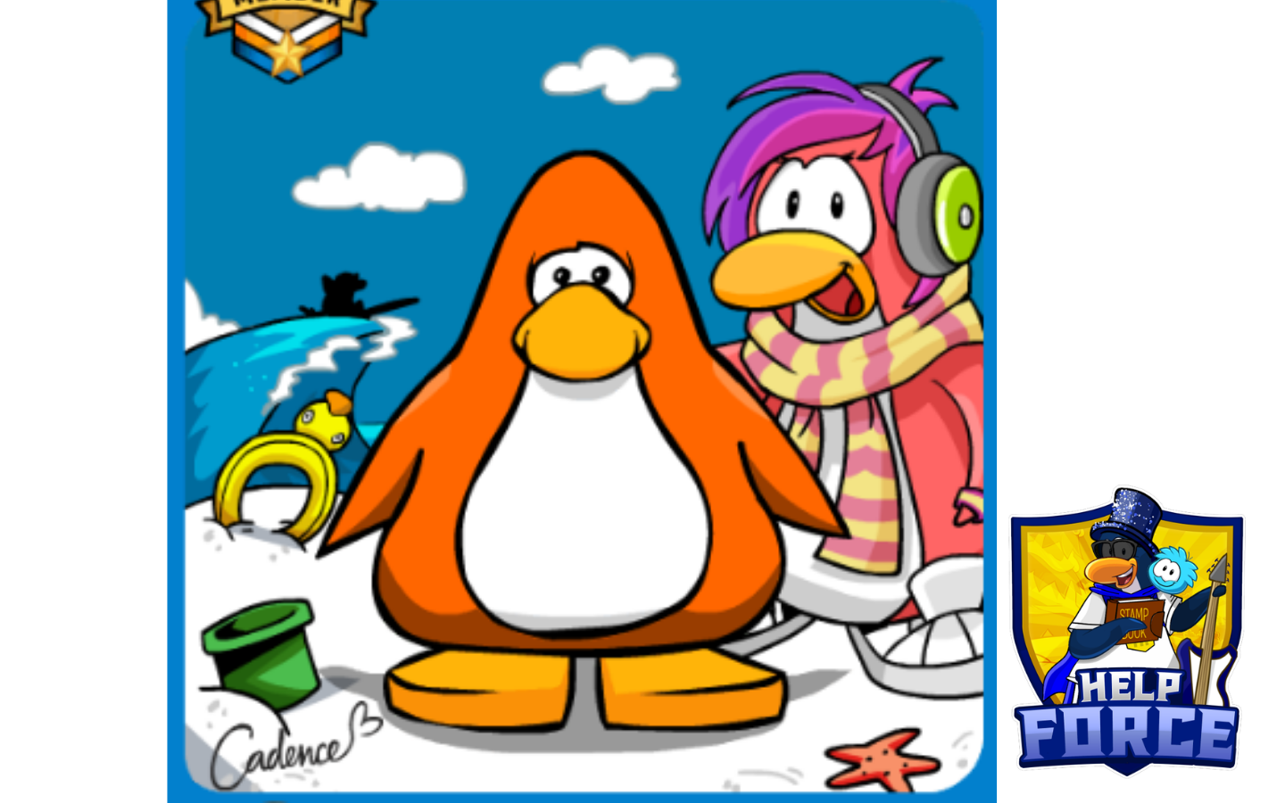Cadence Summer 2026 background on Club Penguin Journey