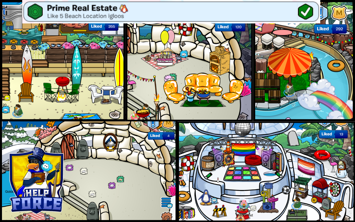 Prime Real Estate beach igloo quest