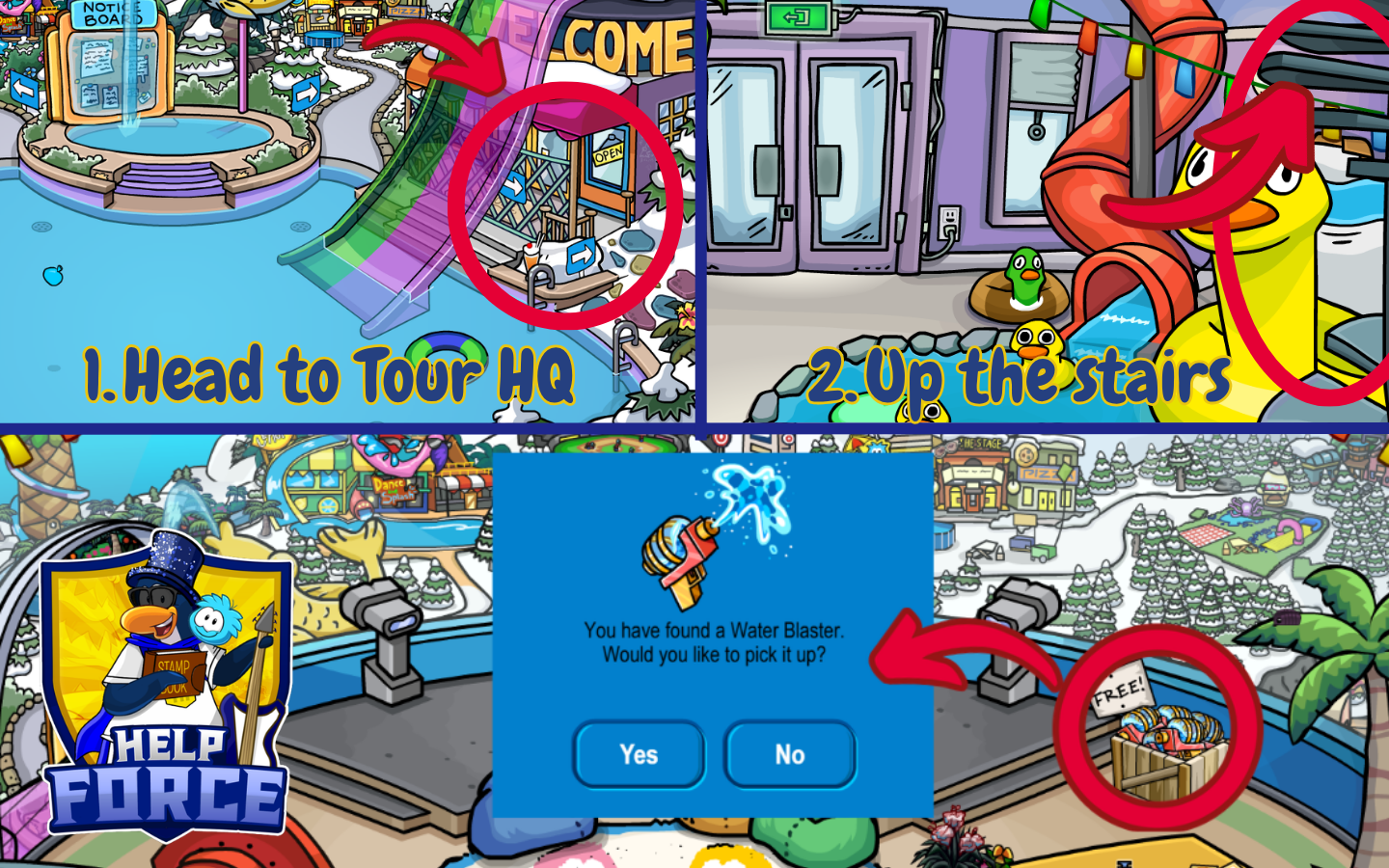Water Blaster location at The Lookout during the Summer Splashdown Party