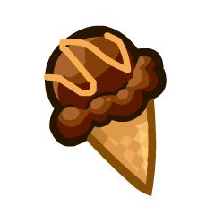 Chocolate Ice Cream Pin