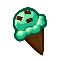 Mint Chocolate Ice Cream Pin