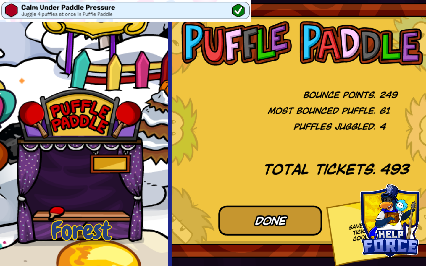 Club Penguin Journey Food Fair 2026 Calm Under Paddle Pressure quest