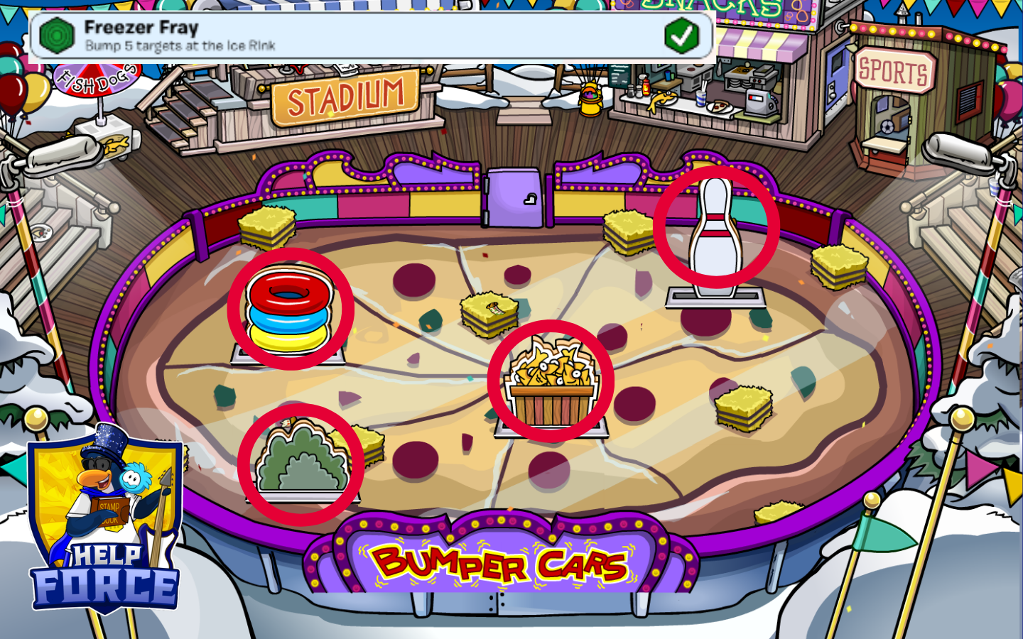 Club Penguin Journey Food Fair 2026 Freezer Fray quest