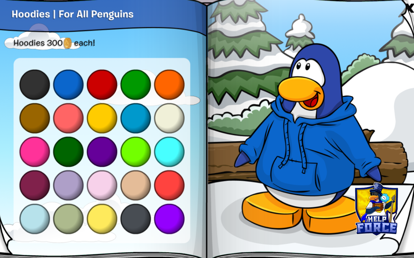 Club Penguin Journey September 2026 Penguin Style Catalog More Hoodies pages 8 and 9