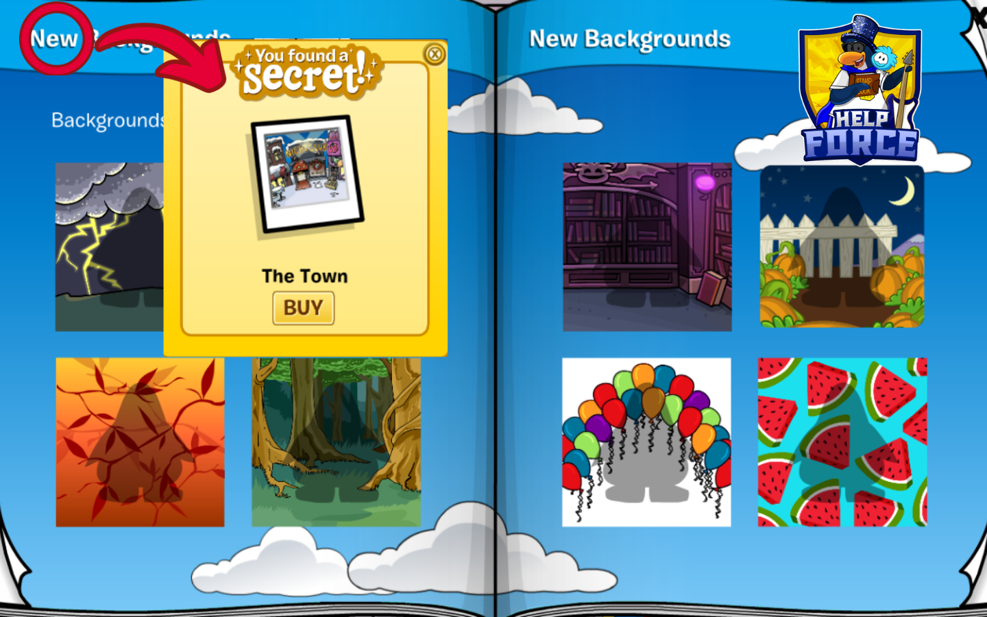 Club Penguin Journey October 2026 Penguin Style backgrounds and hidden Town Background