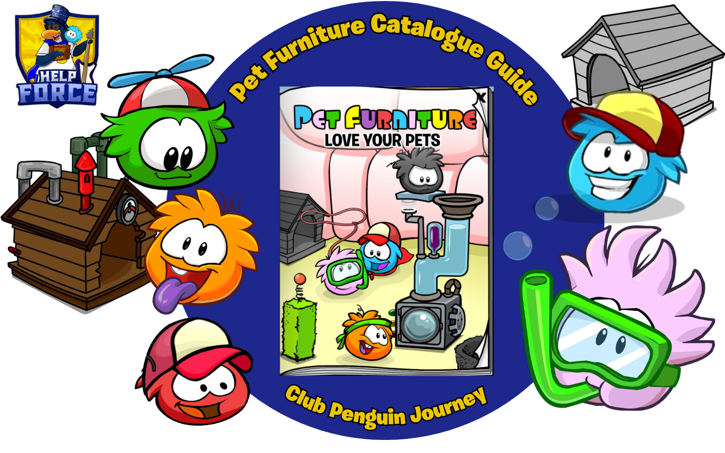 Club Penguin Journey October 2026 Pet Furniture Catalog cover